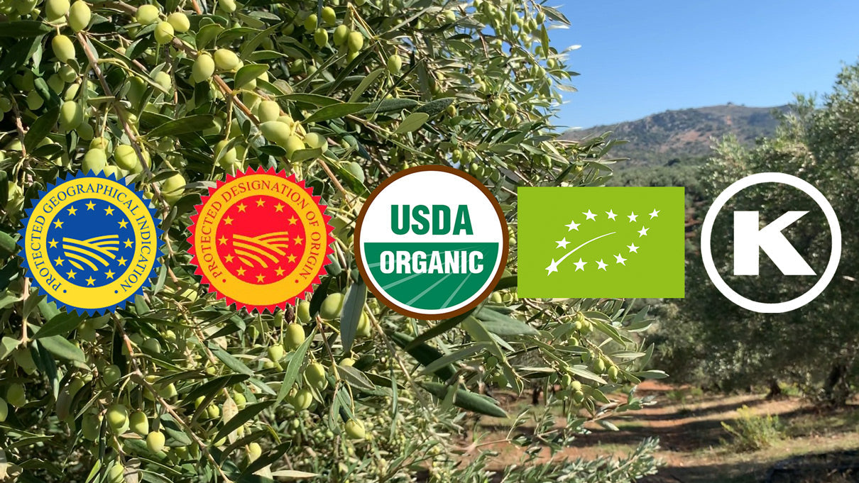Important olive oil Certifications