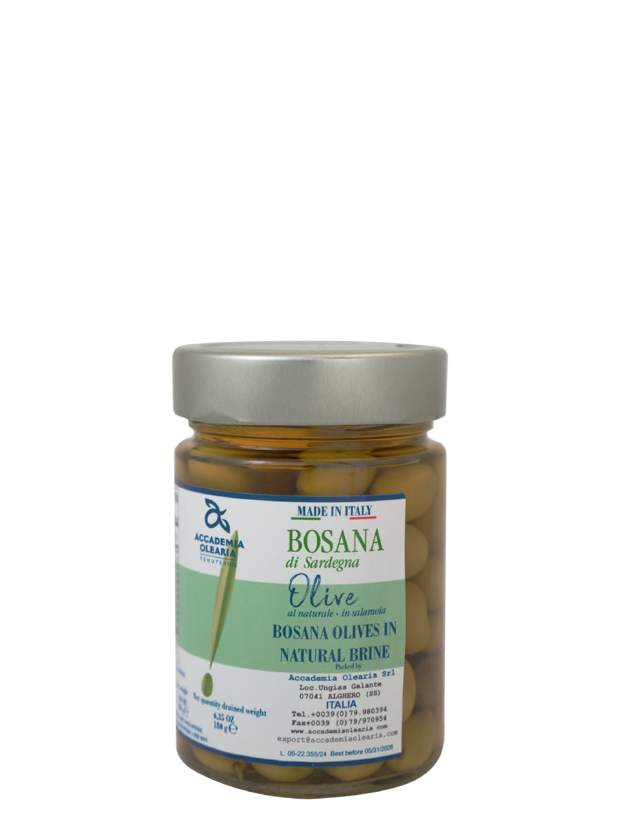 Accademia Olearia Bosana Olives in Brine