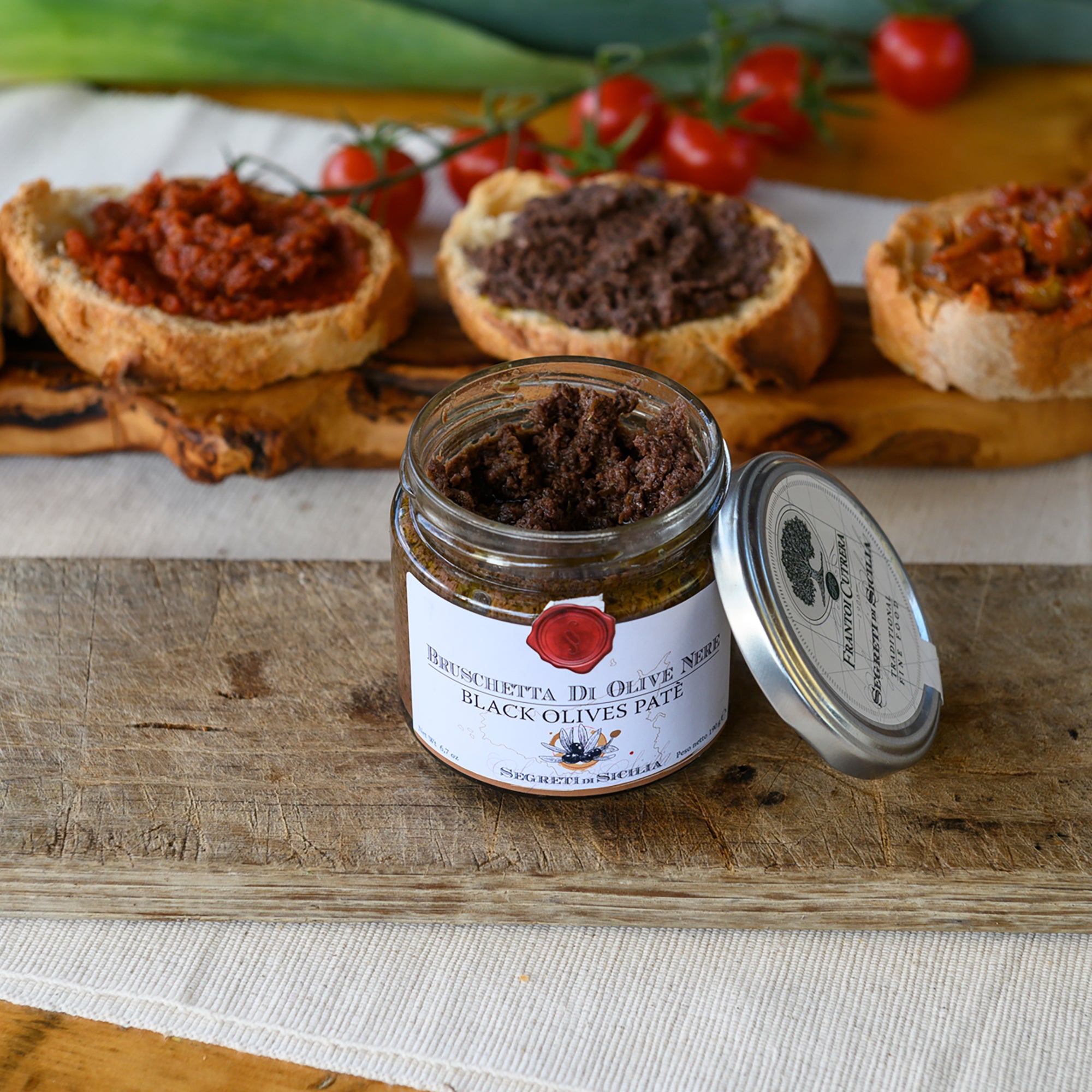 Frantoi Cutrera Tonda Iblea Black Olive Pate