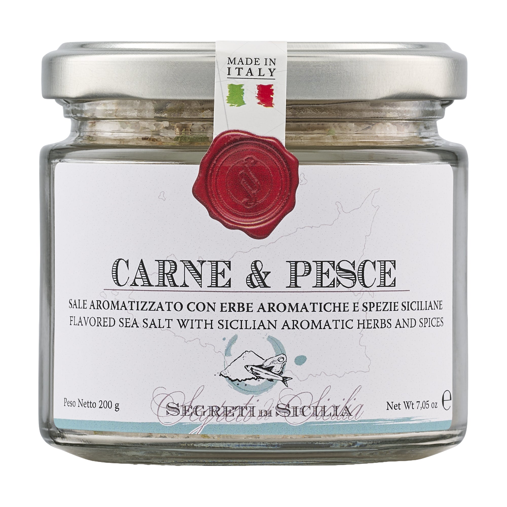 Frantoi Cutrera Carne & Pesce Sicilian Sea Salt with Herbs & Spices