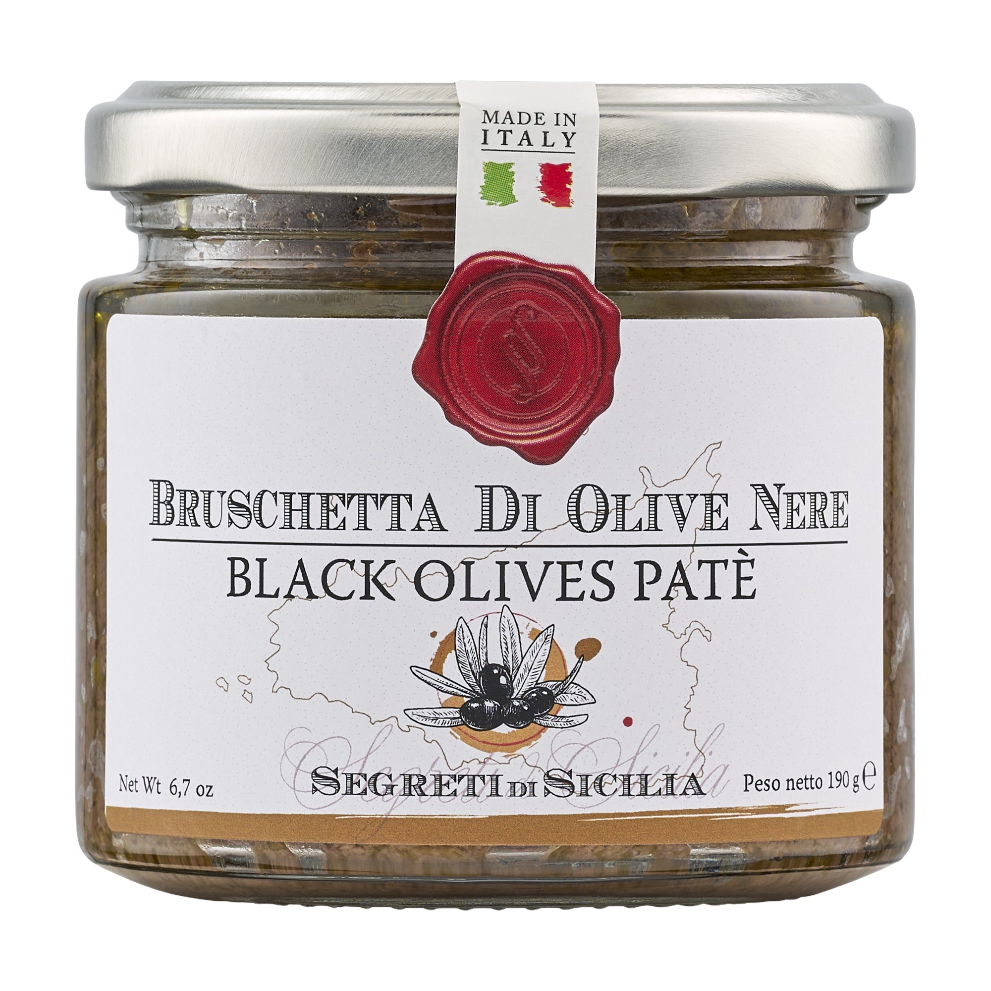 Frantoi Cutrera Tonda Iblea Black Olive Pate