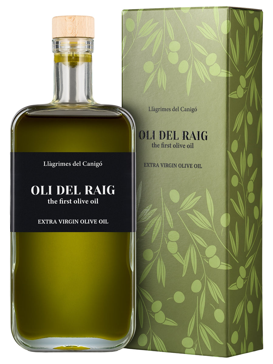 Llàgrimes del Canigó Oli del Raig Novello w/ Box Olive Oil 16.9 fl