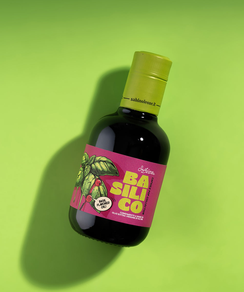 Sabino Leone Basil Extra Virgin Olive Oil 8.45 fl oz (250 ml