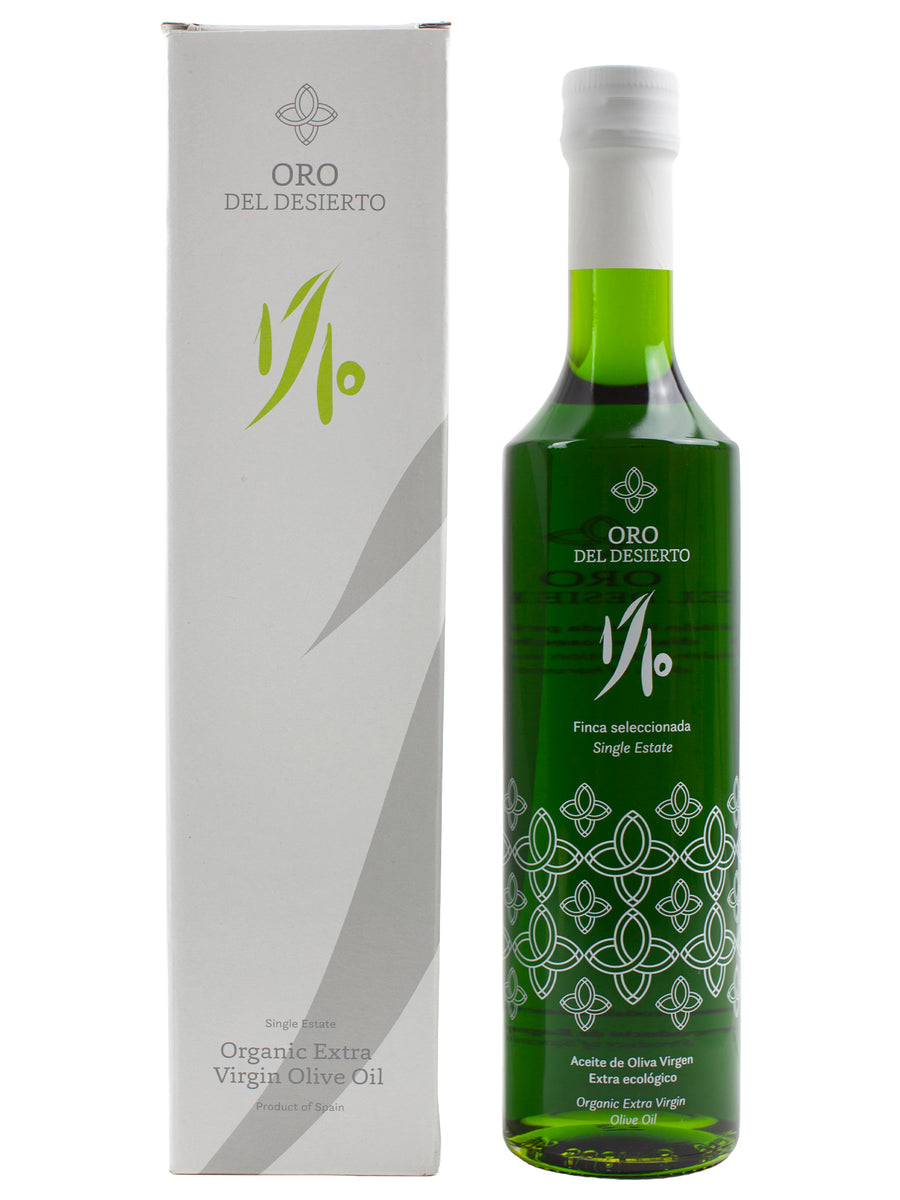 Oro del Desierto Organic 1/10 Novello w/ Gift Box Olive Oil 16.9
