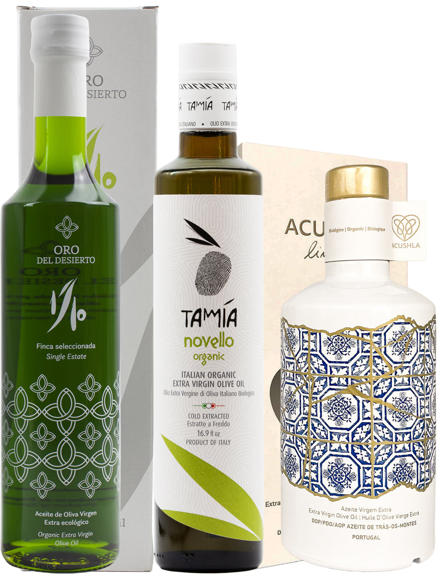 The Organic Novello Trio Package Deal – Olive Oil Lovers