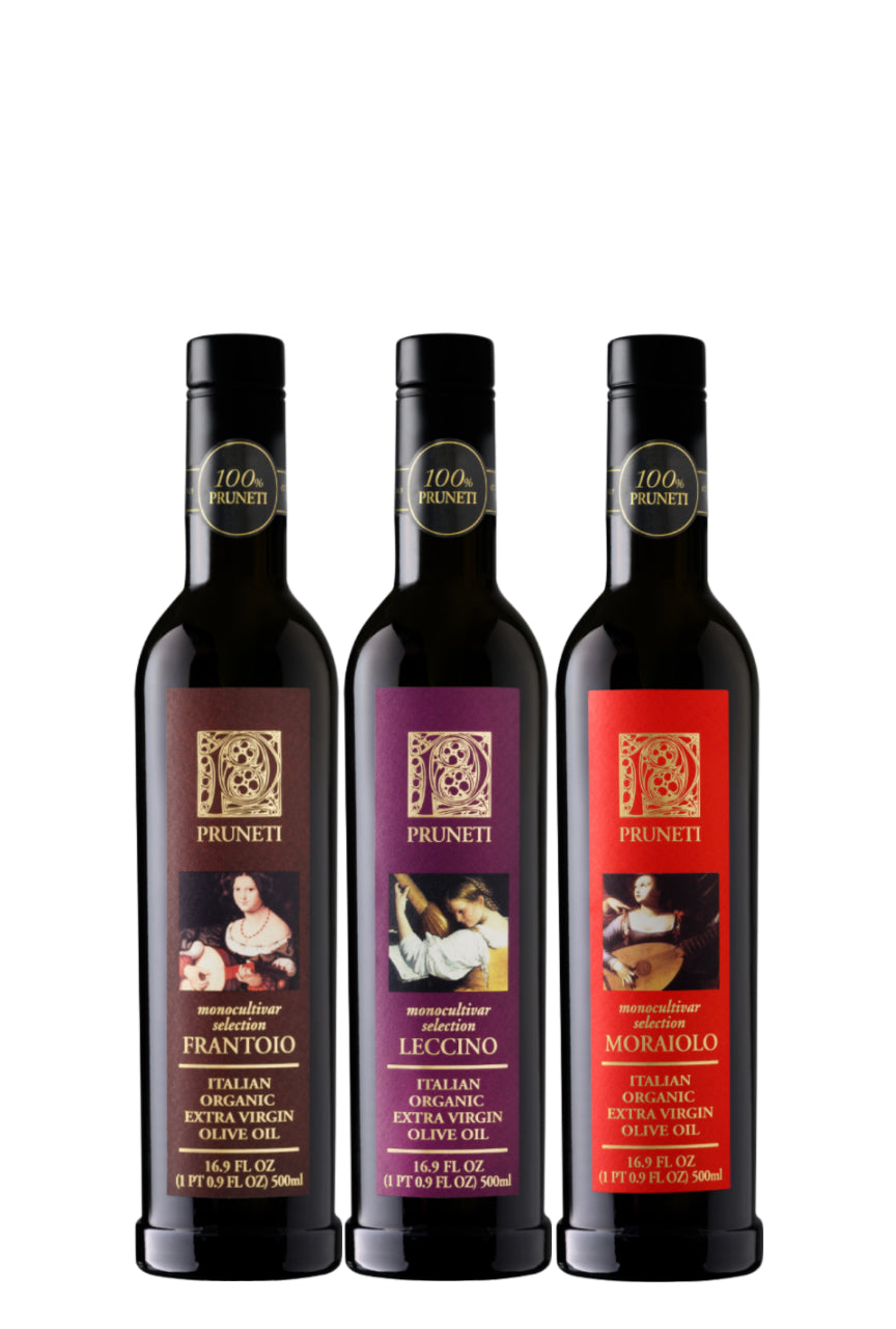 The Organic Monocultivar Trio by Pruneti