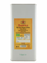 Basirico Organic Unfiltered 5L Tin