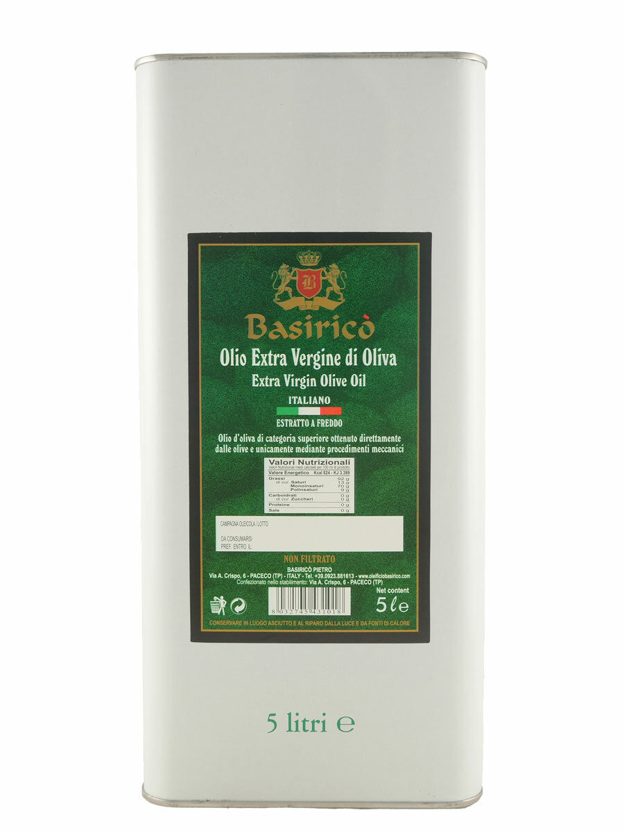Basirico Unfiltered 5L Tin