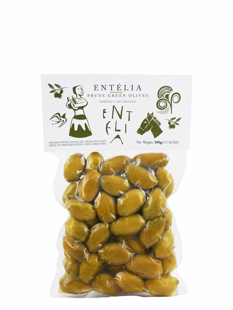 Entelia Prune Green Olives