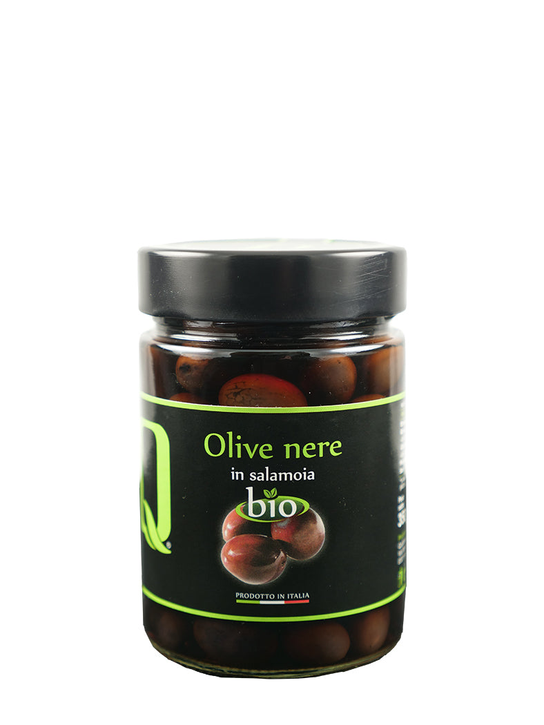 Quattrociocchi Organic Black Itrana Olives