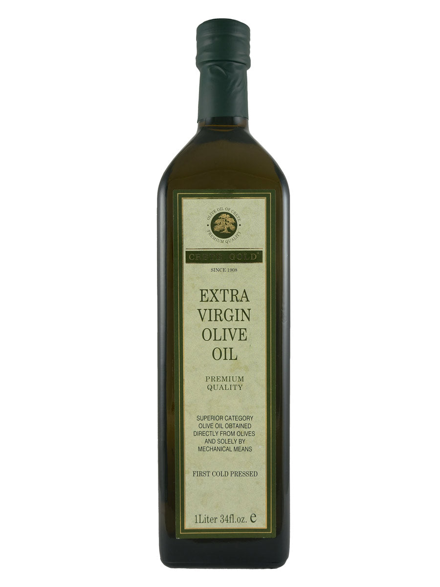 Crete Gold Extra Virgin Olive Oil 33.8 fl oz (1 Liter) Olive Oil Lovers