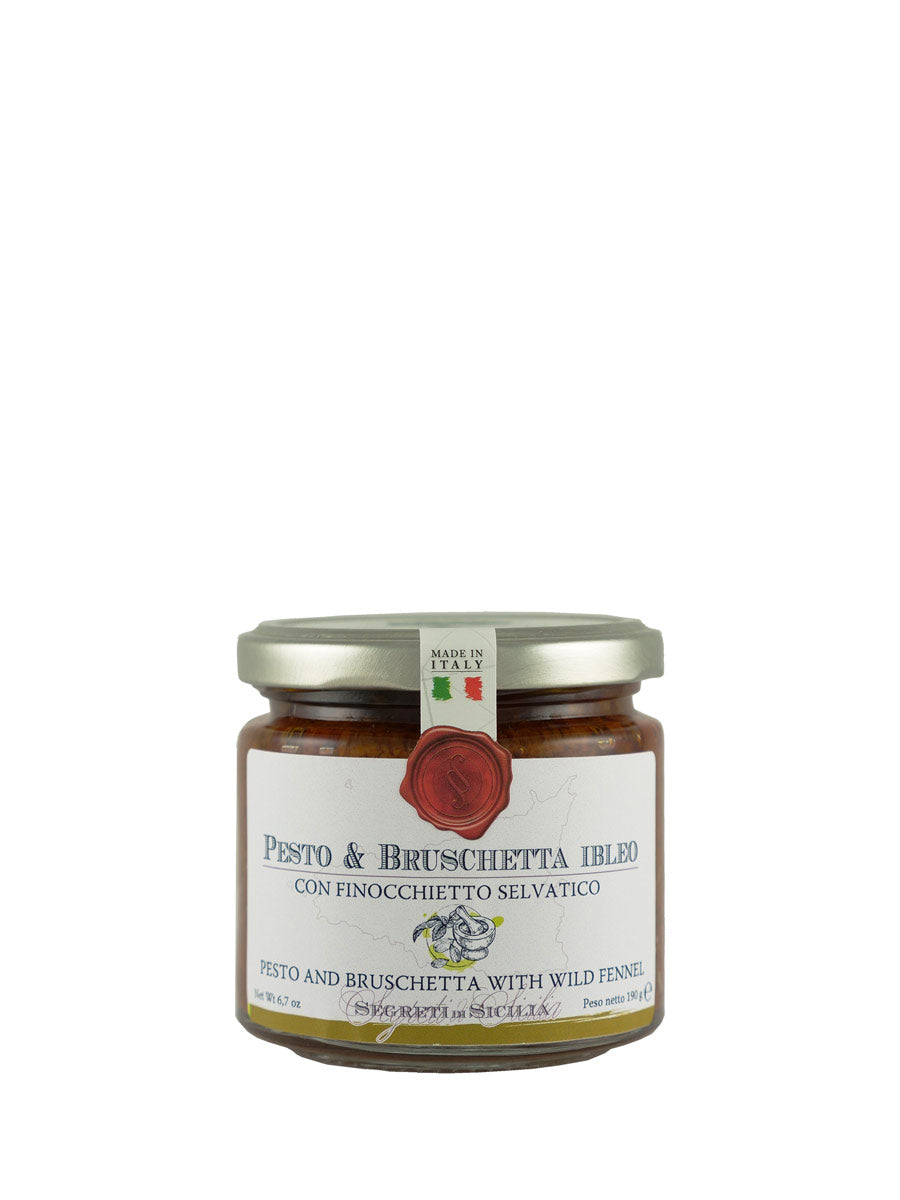 Frantoi Cutrera Pesto & Bruschetta Ibleo 6.7 fl oz (190g) Olive Oil