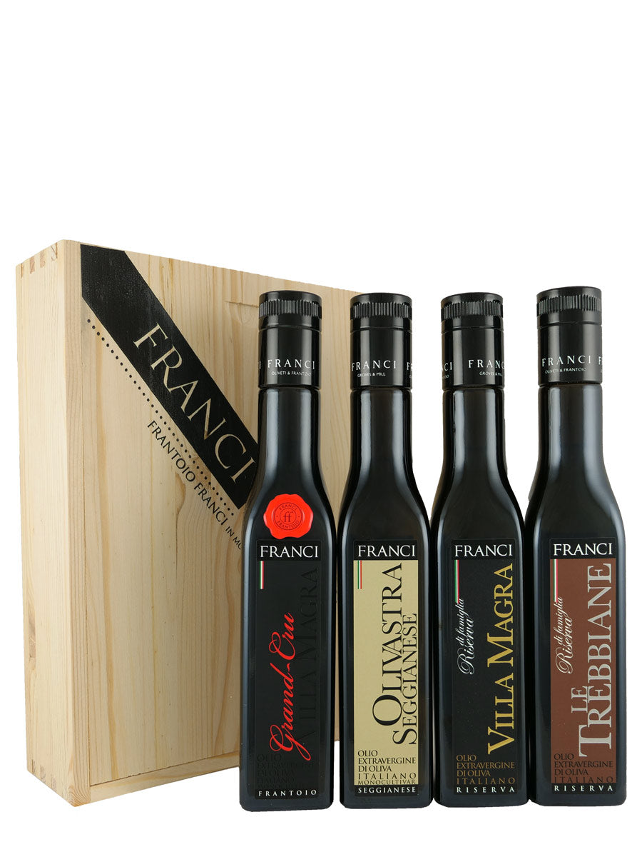 Frantoio Franci Large Wooden Box Gift Set