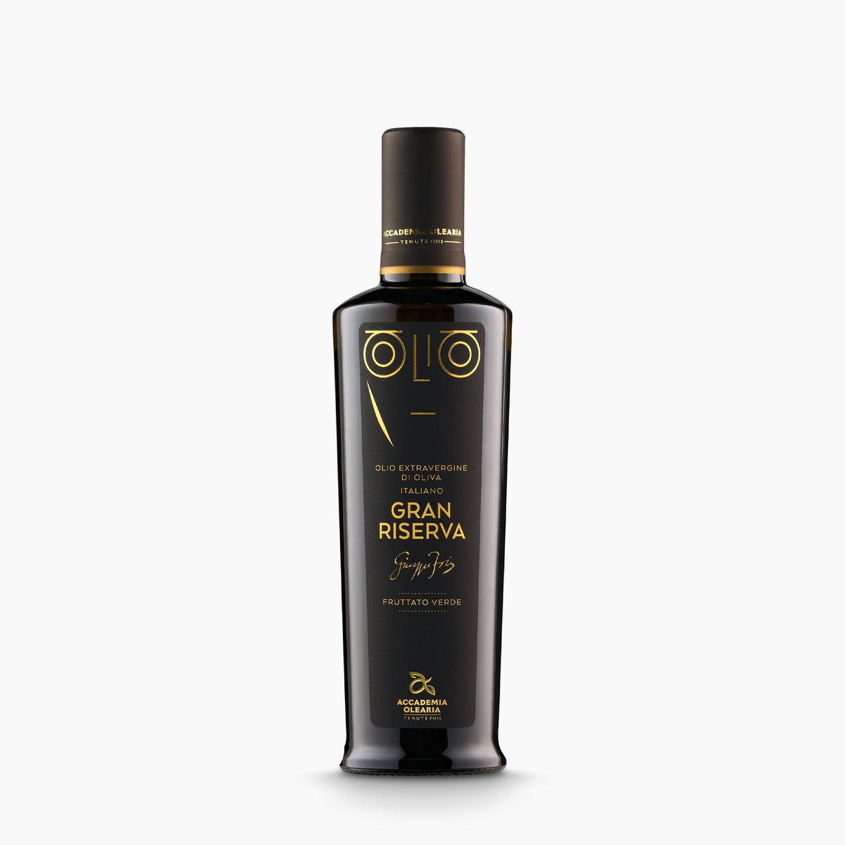 500 ml bottle of Accademia Olearia Gran Riserva Monte Prama extra virgin olive oil.