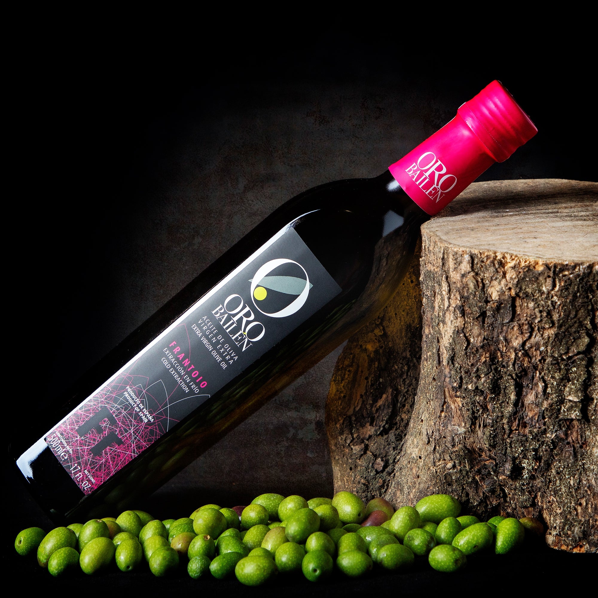 Oro Bailen Reserva Familiar Frantoio Extra Virgin Olive Oil 16.9