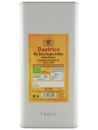 Basirico Organic Unfiltered 5L Tin