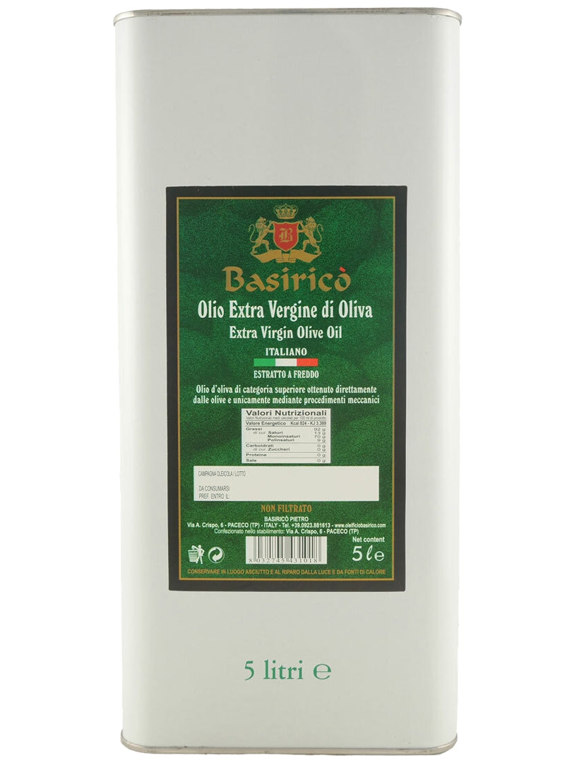 Basirico Unfiltered 5L Tin