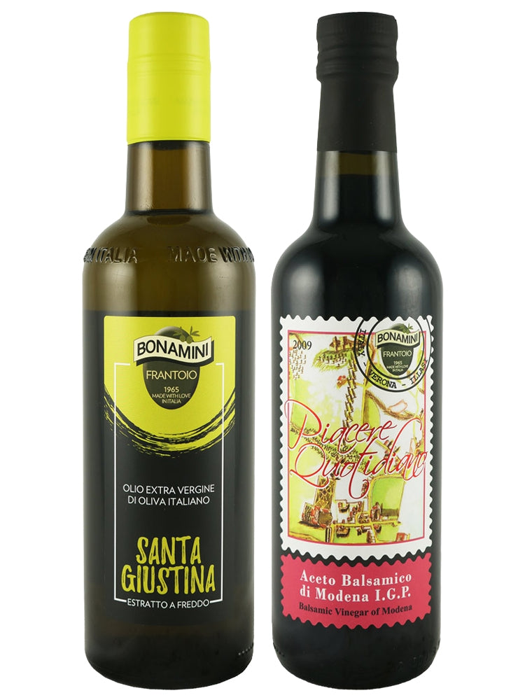 Frantoio Bonamini Olive Oil & Balsamic Vinegar Every Day Duo
