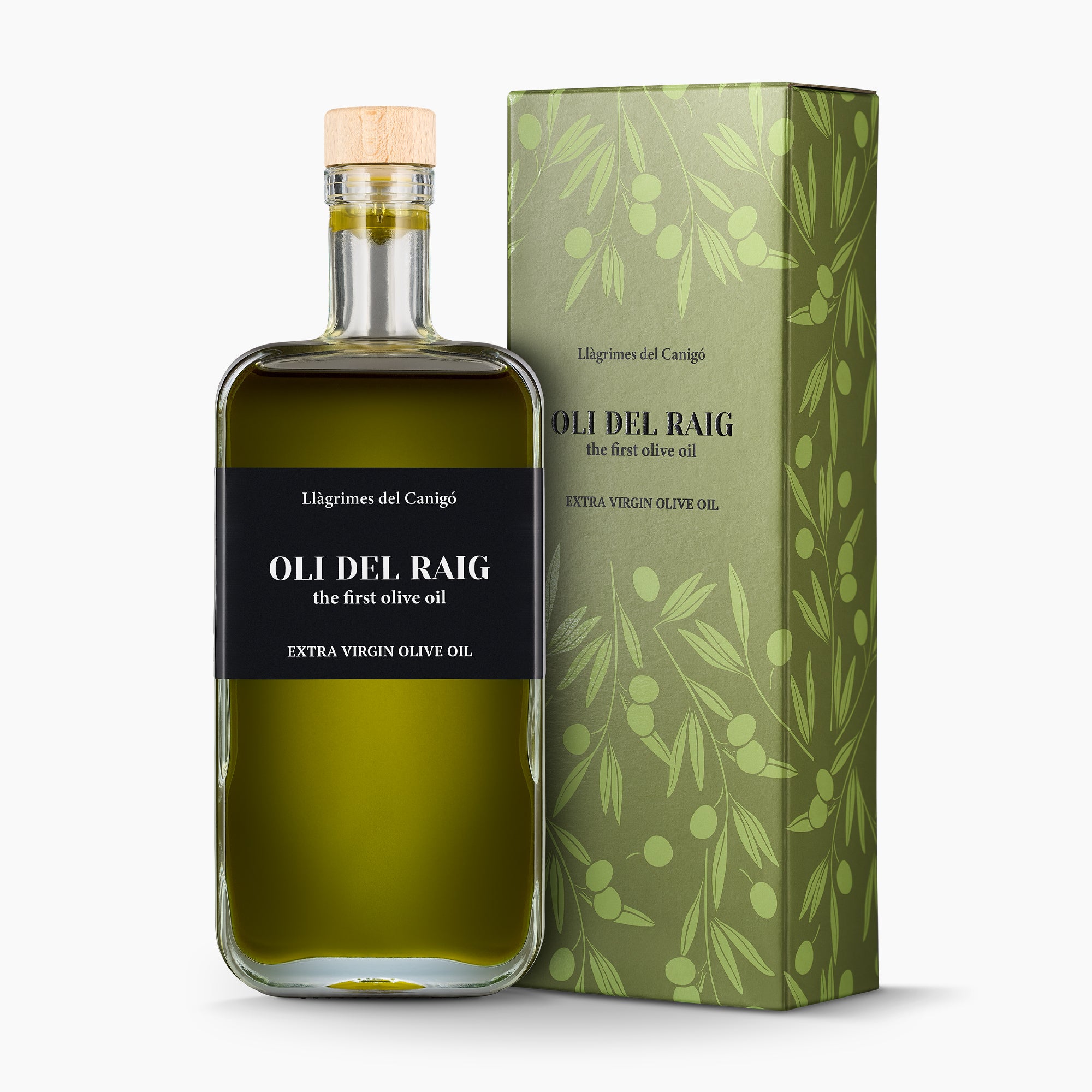 Llàgrimes del Canigó Oli del Raig Novello w/ Box Olive Oil 16.9 fl