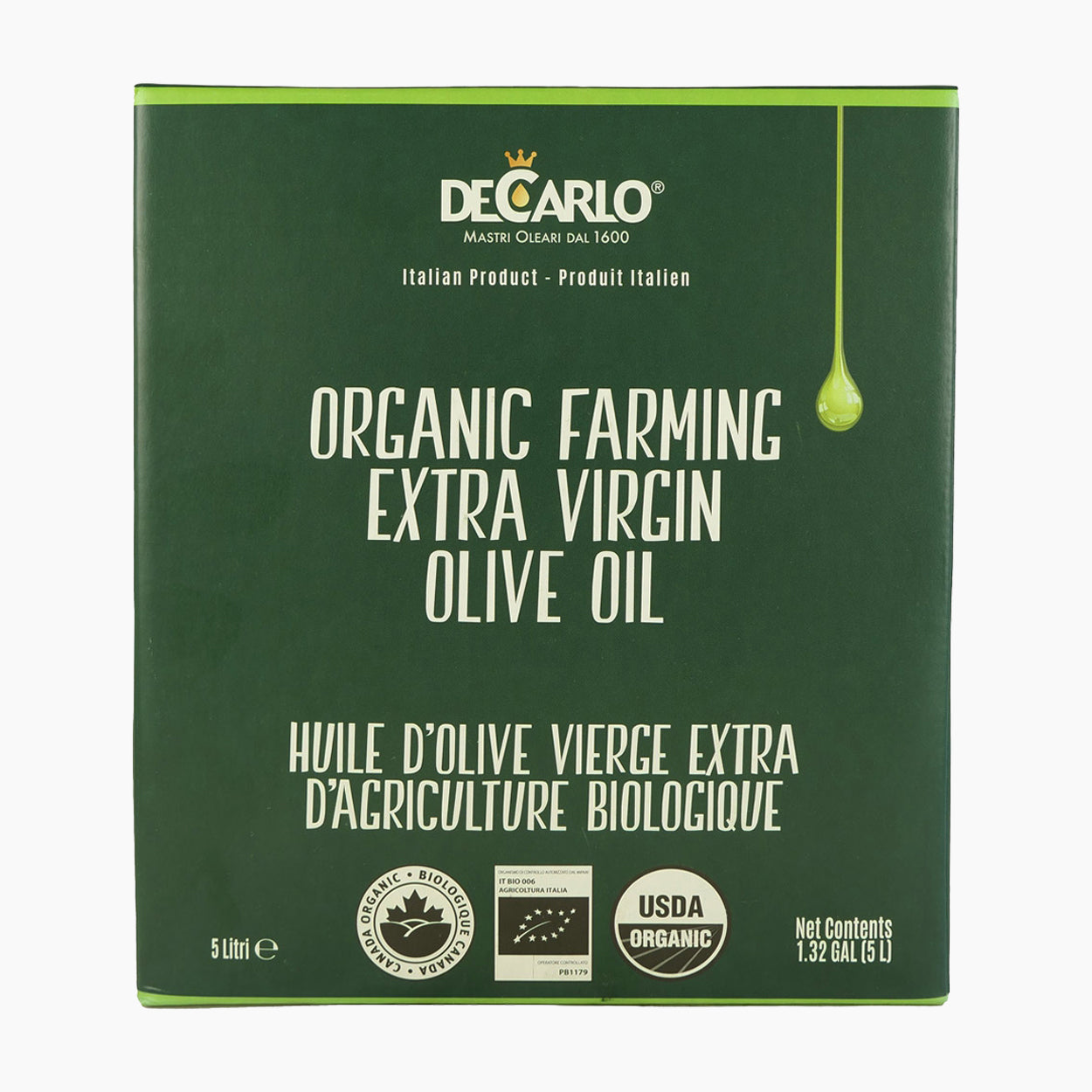 De Carlo Il Biologico 5L Bag-in-Box