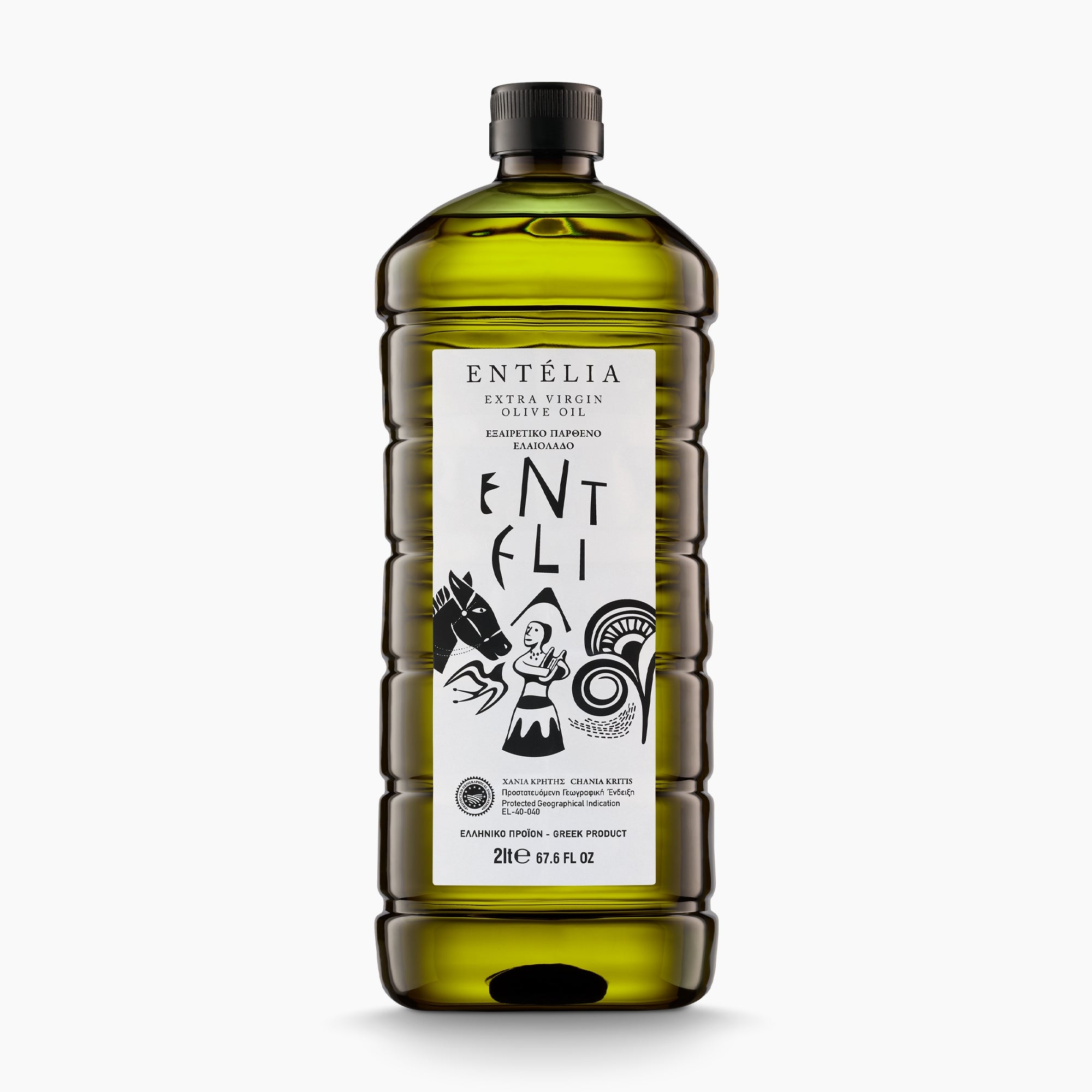 Entelia Extra Virgin Olive Oil 67.6 fl oz (2 l)