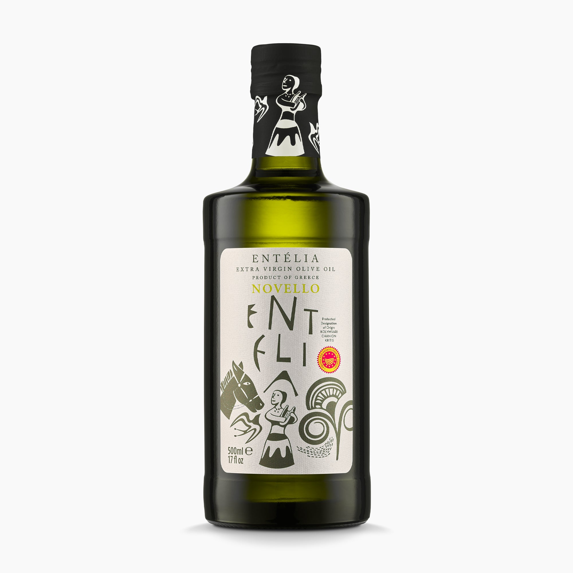 Entelia Novello Extra Virgin Olive Oil 16.9 fl oz (500 ml)