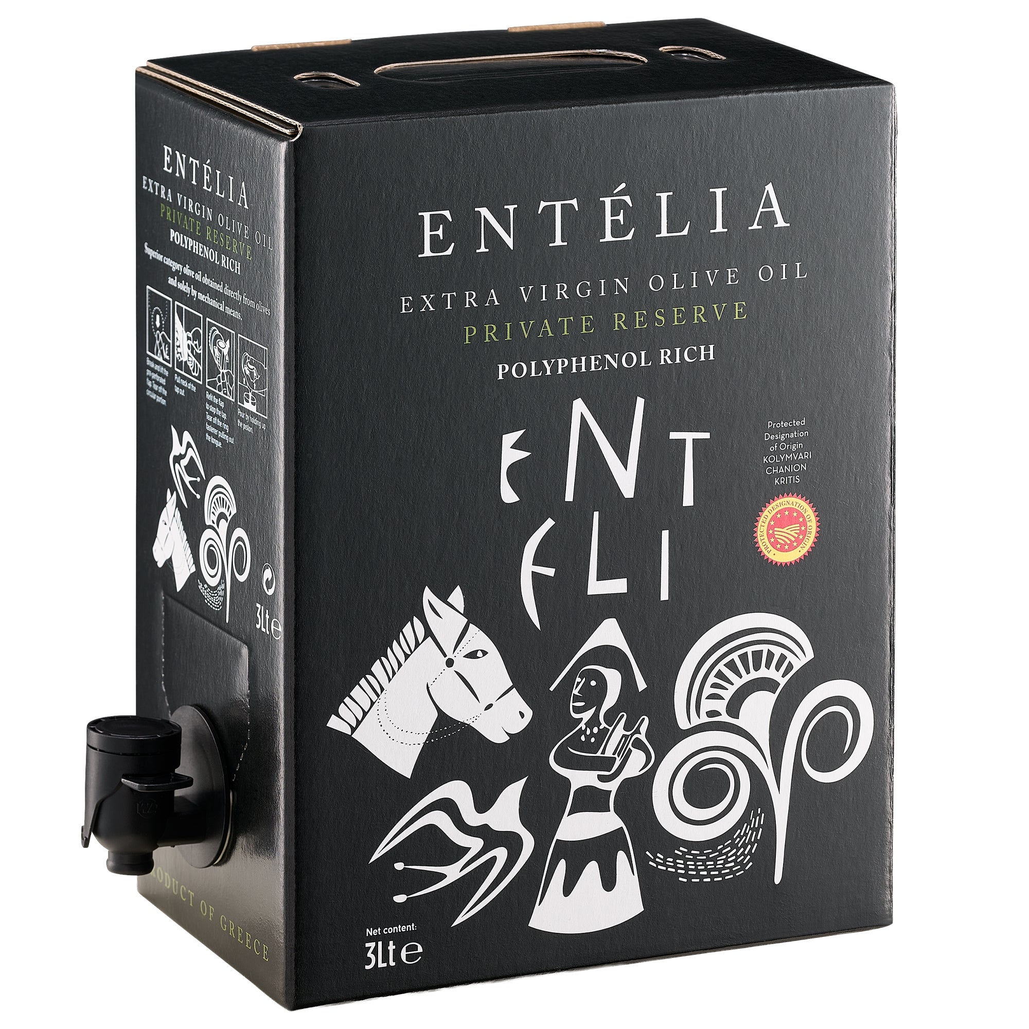 Entelia Private Reserve PDO Kolymvari 3L Bag-In-Box