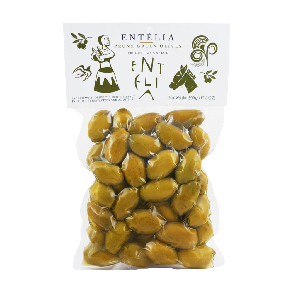 Entelia Prune Green Olives