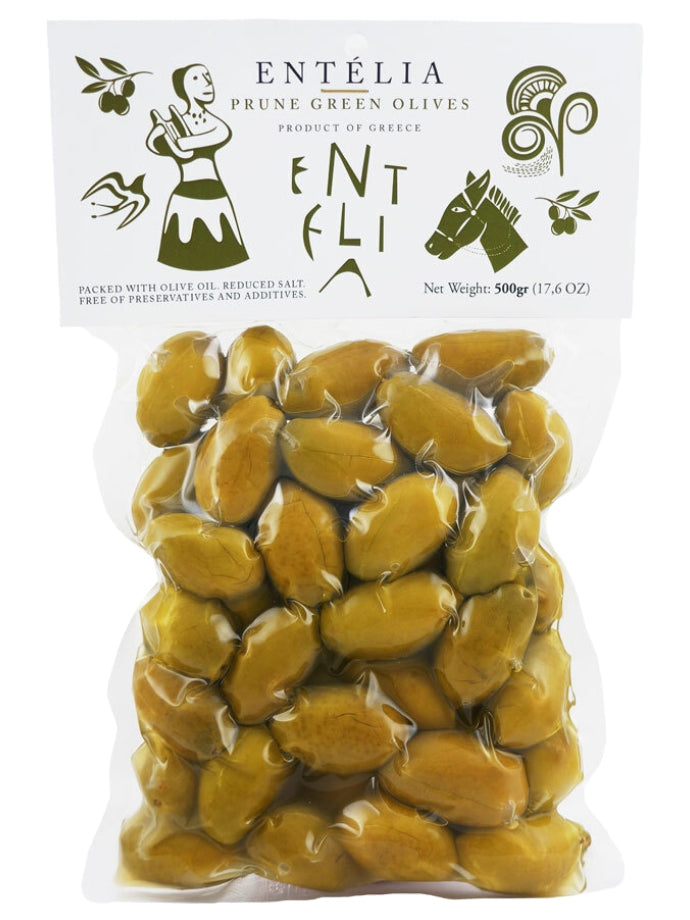Entelia Prune Green Olives