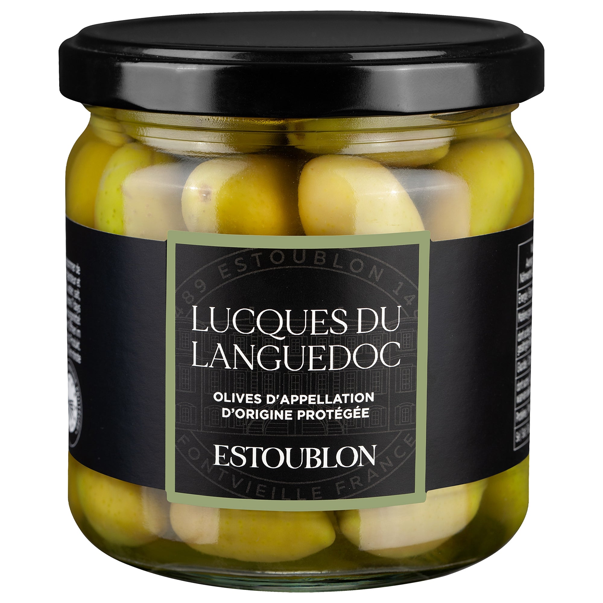 Estoublon Lucques Olives de Languedoc AOP