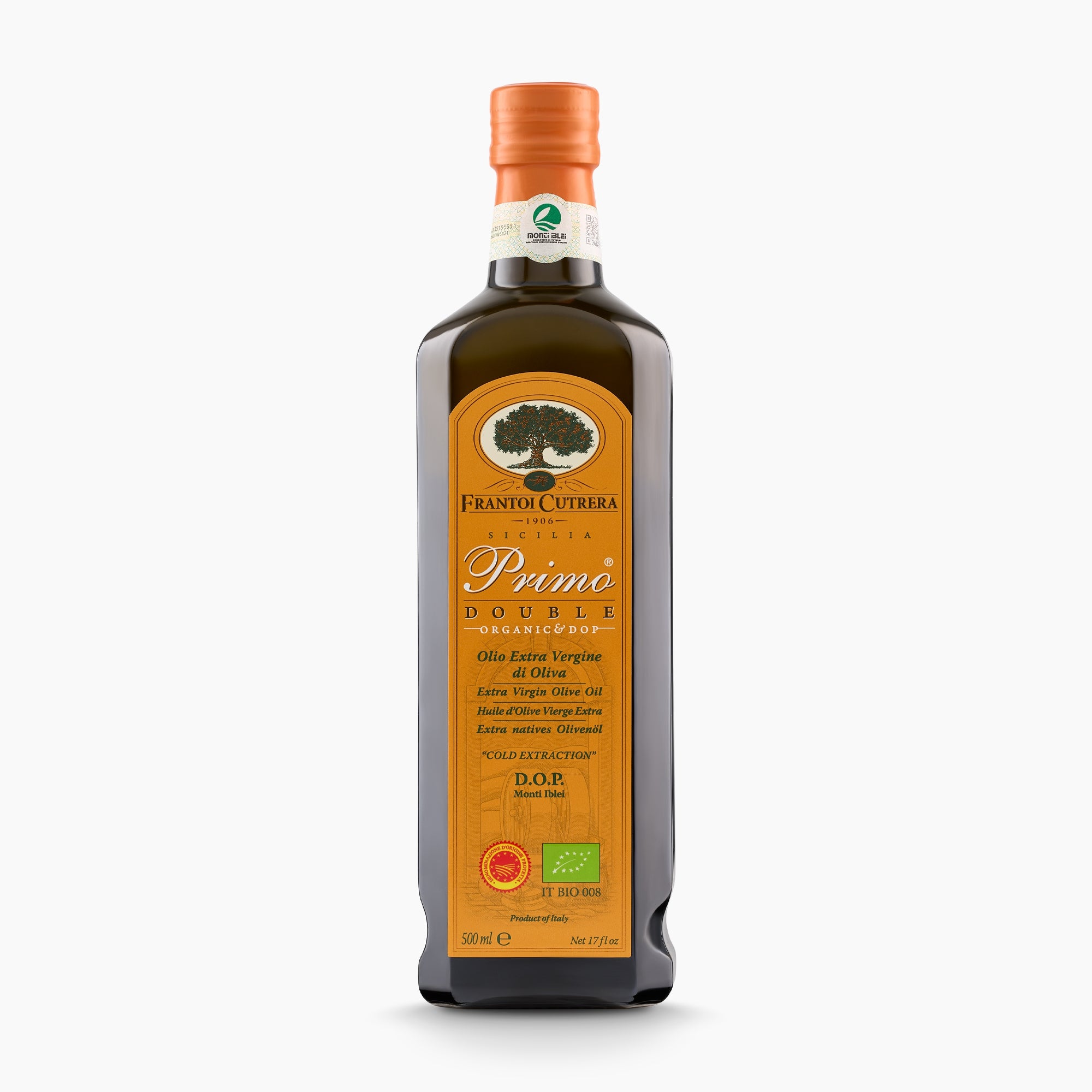 Frantoi Cutrera Primo Double PDO Monte Iblei Organic Extra Virgin Frantoi Cutrera Primo Double PDO Monte Iblei Organic Extra Virgin