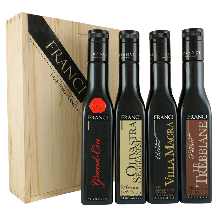 Frantoio Franci Large Wooden Box Gift Set