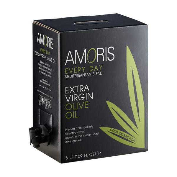 AMORIS Every Day Bag in Box Extra Virgin Olive Oil 169 fl oz (5 l)