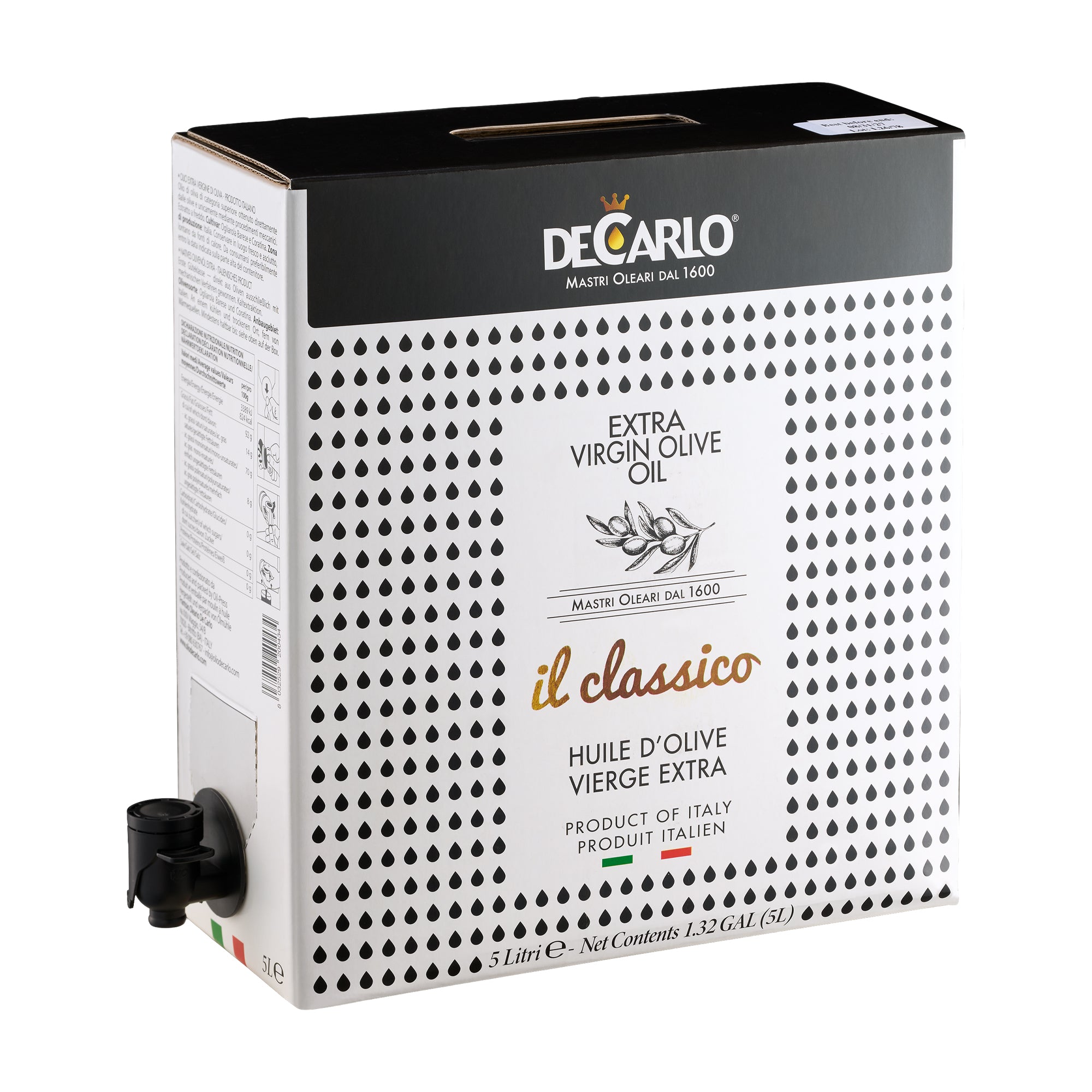 De Carlo Il Classico 5L Bag-in-Box