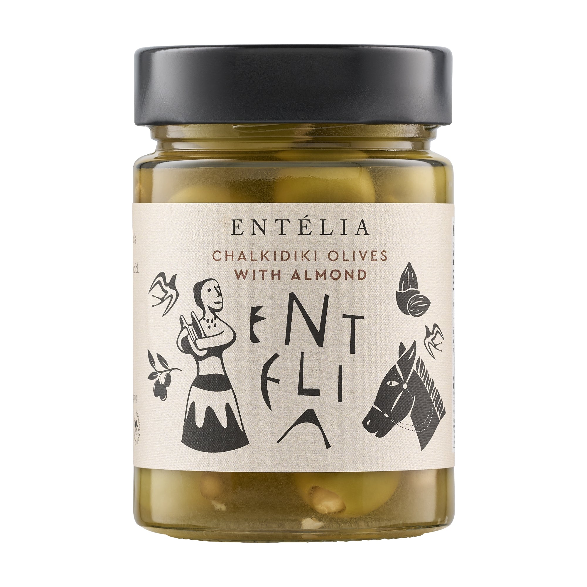 Entelia Chalkidiki Olives with Almonds