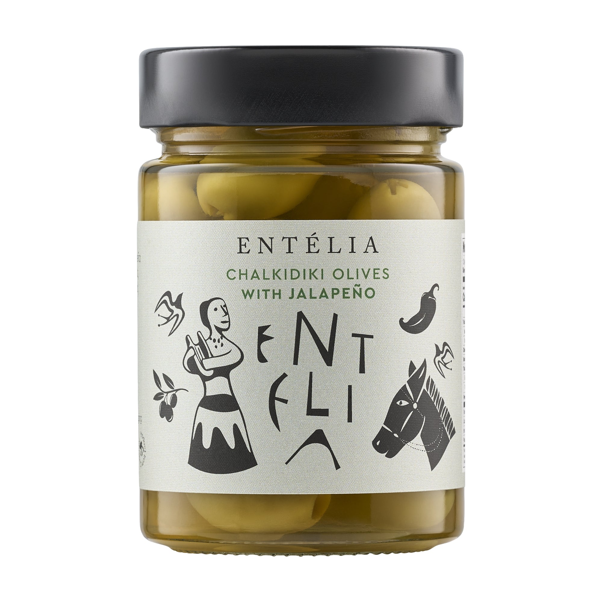 Entelia Chalkidiki Olives with Jalapeño