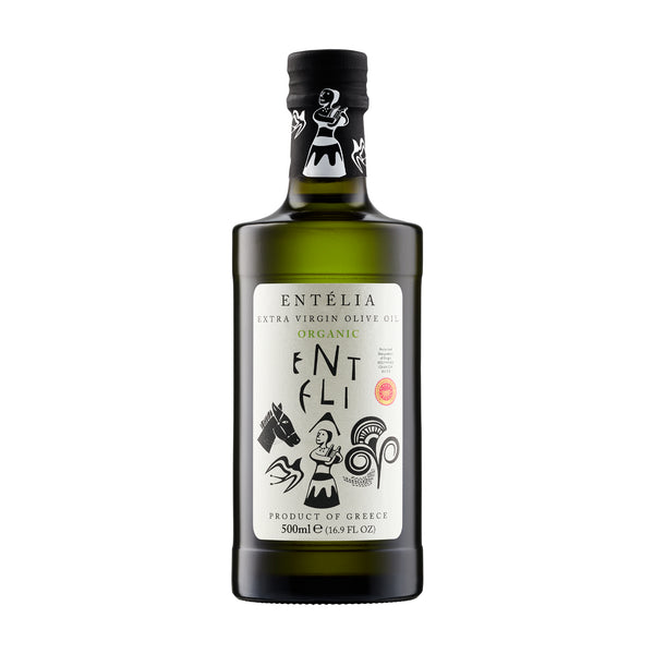 Entelia Organic Extra Virgin Olive Oil 16.9 fl oz (500 ml) – Olive