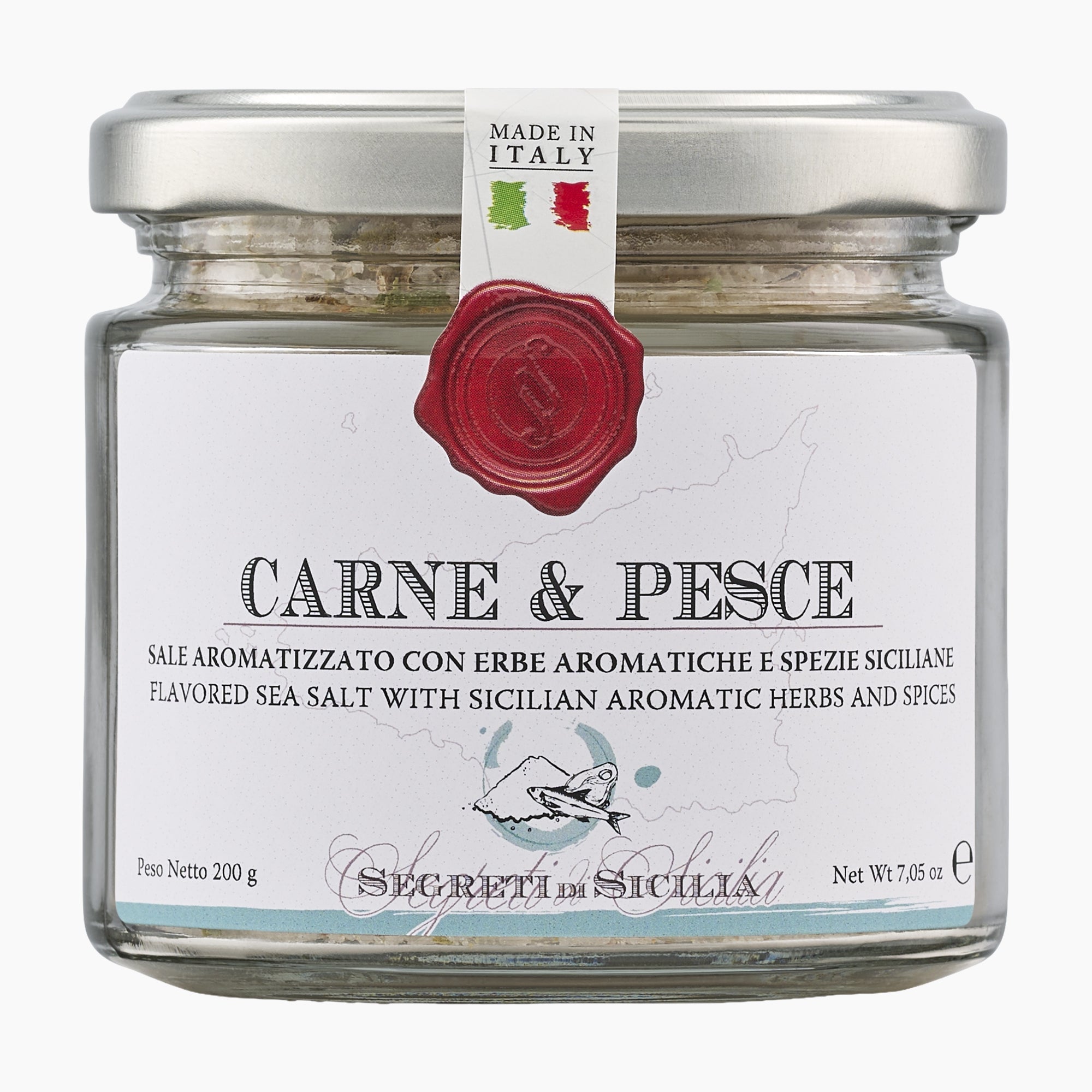 Frantoi Cutrera Carne & Pesce Sicilian Sea Salt with Herbs & Spices