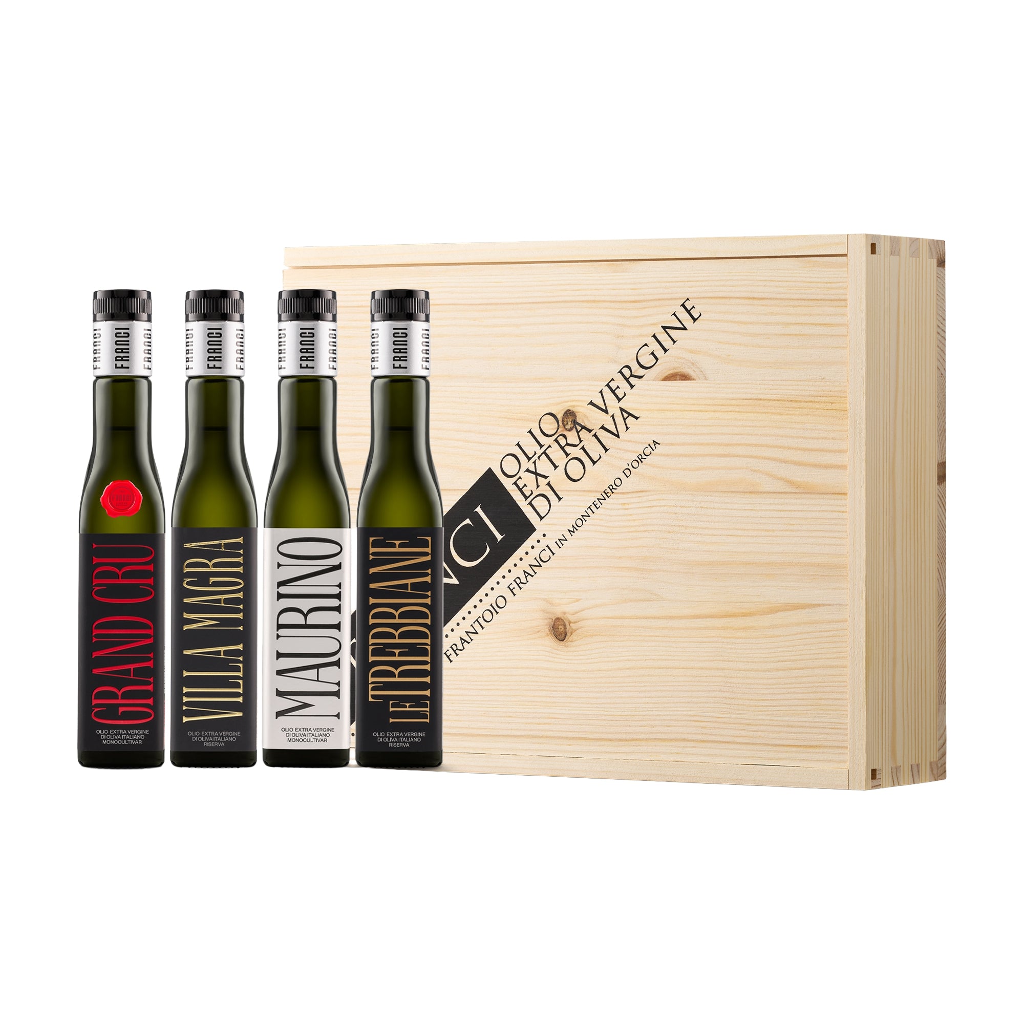 Frantoio Franci Large Wooden Box Gift Set