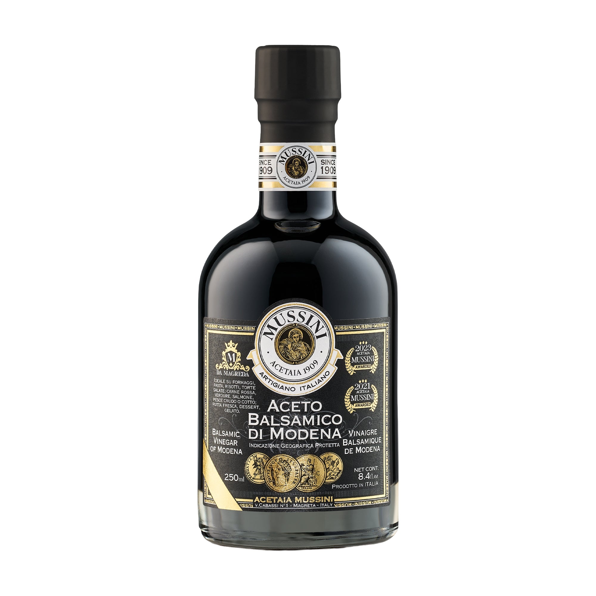 Mussini PGI Balsamic Vinegar of Modena 4 Gold Medals
