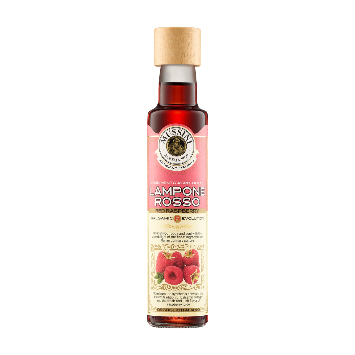 Mussini Balsamic R-Evolution Red Raspberry Condiment - Sweet & Sour - 8 ...