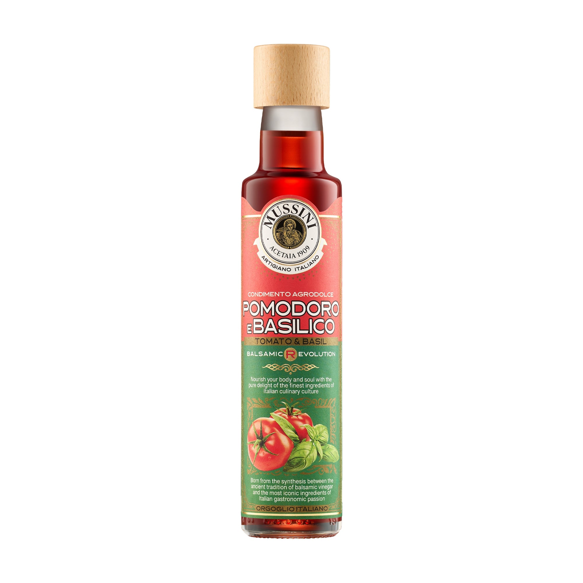 Mussini Balsamic R-Evolution Tomato & Basil Condiment