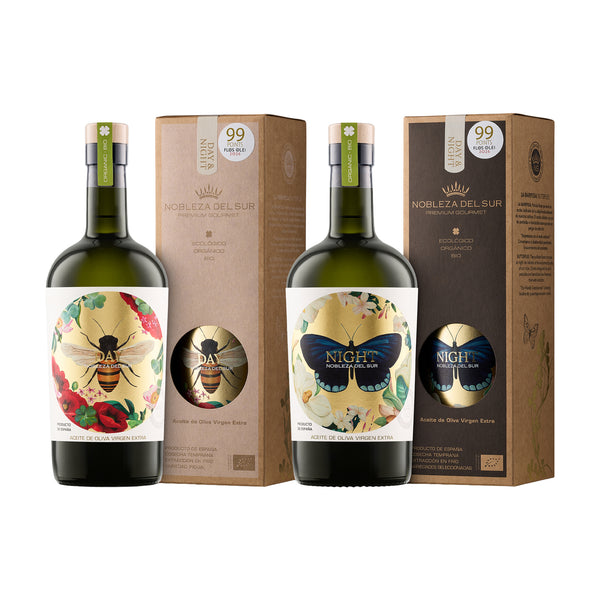 Nobleza del Sur Organic Day & Night Gift Set - Premium Olive Oil