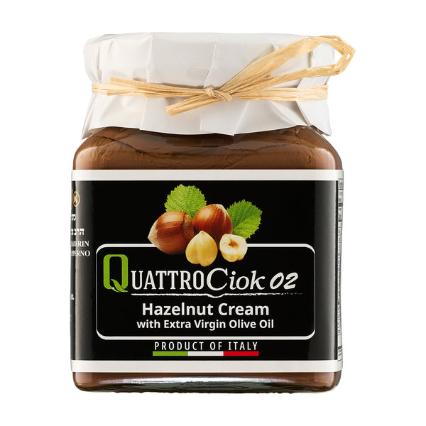 Quattrociocchi Hazelnut Cream - Hazelnut & Olive Oil Spread - 11.2