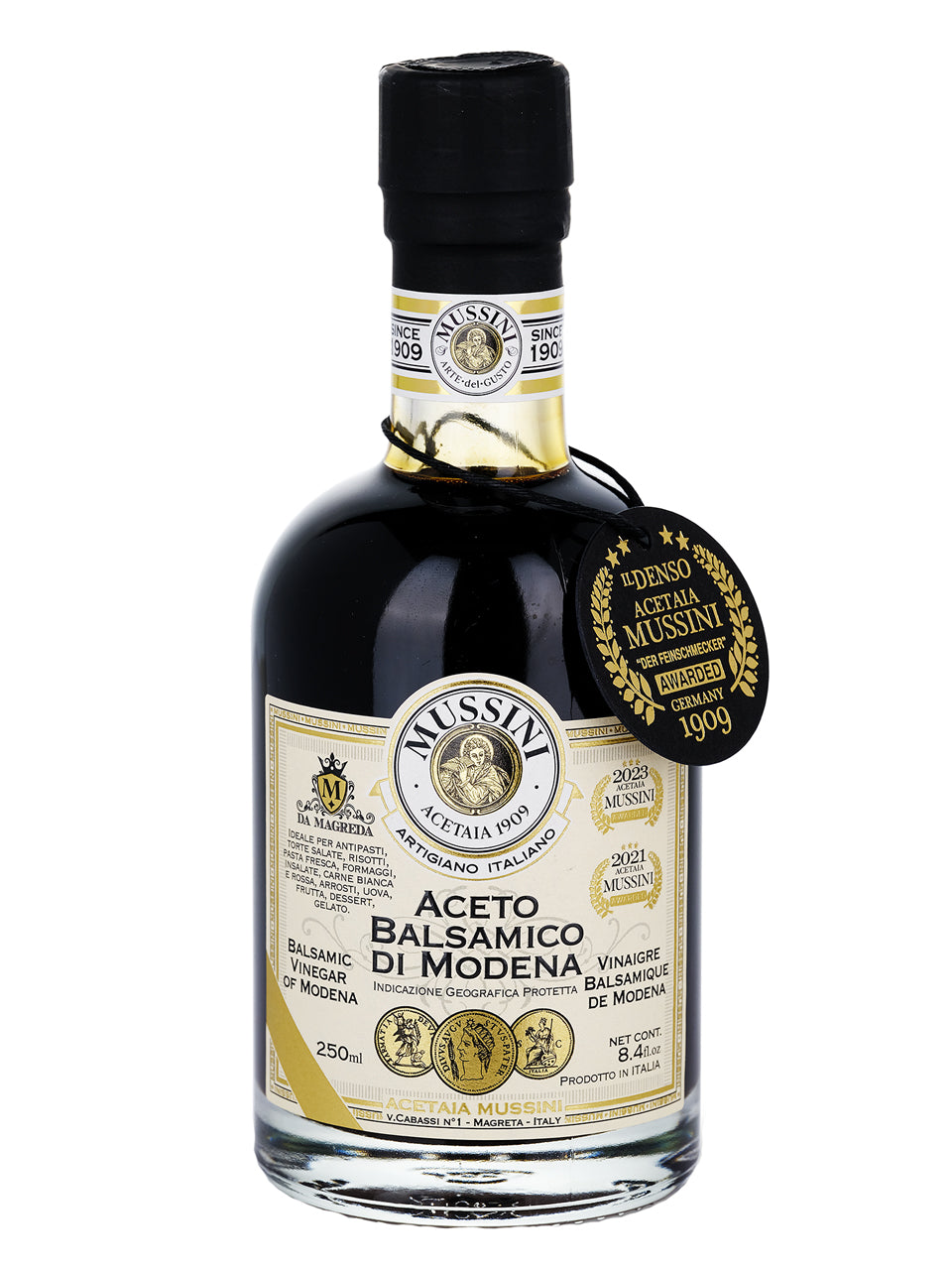 Mussini PGI Balsamic Vinegar of Modena 3 Gold Medals
