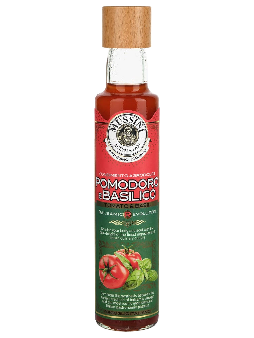 Mussini Balsamic R-Evolution Tomato & Basil Condiment