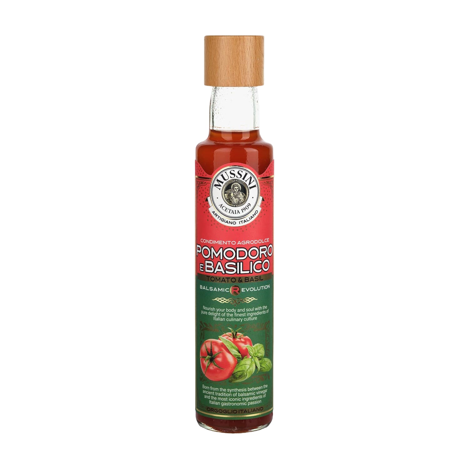 Mussini Balsamic R-Evolution Tomato & Basil Condiment