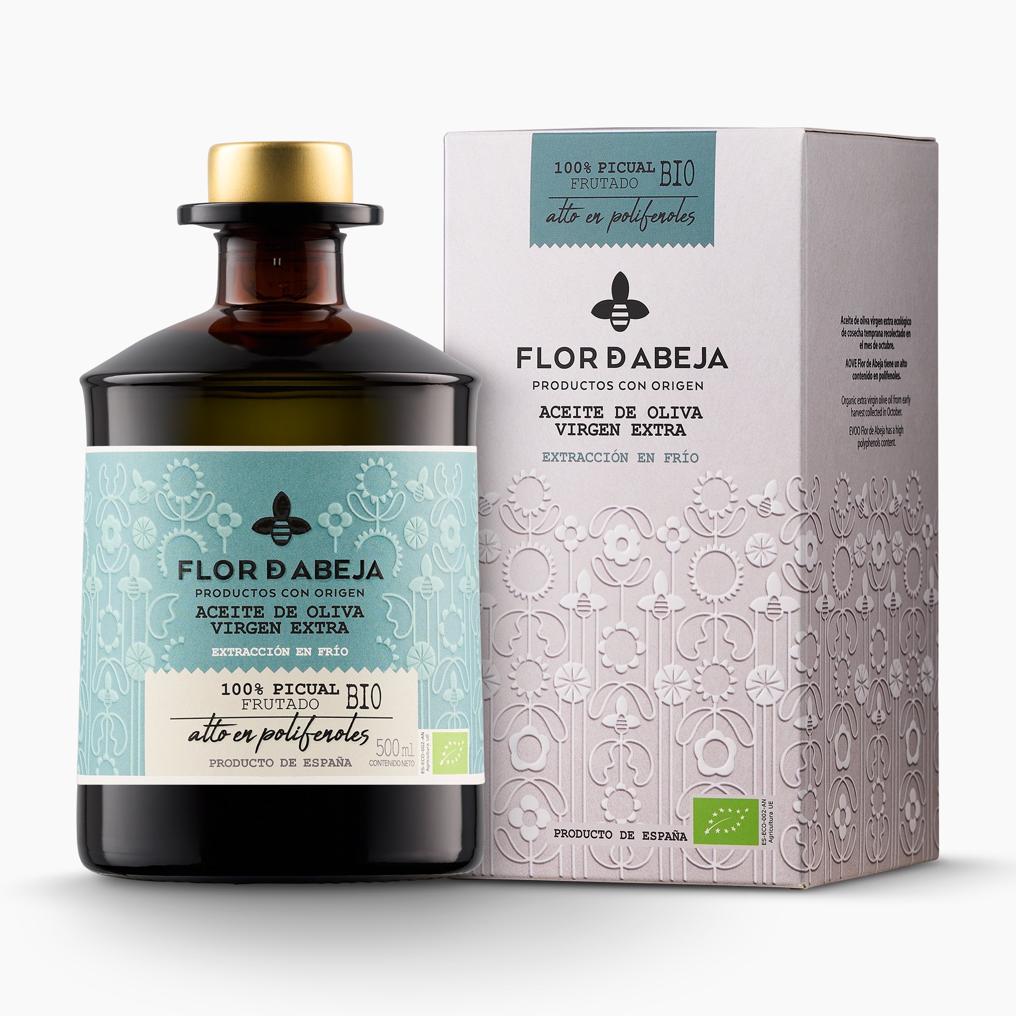 Nobleza del Sur Flor de Abeja Organic Picual w/ Gift Box Olive Oil