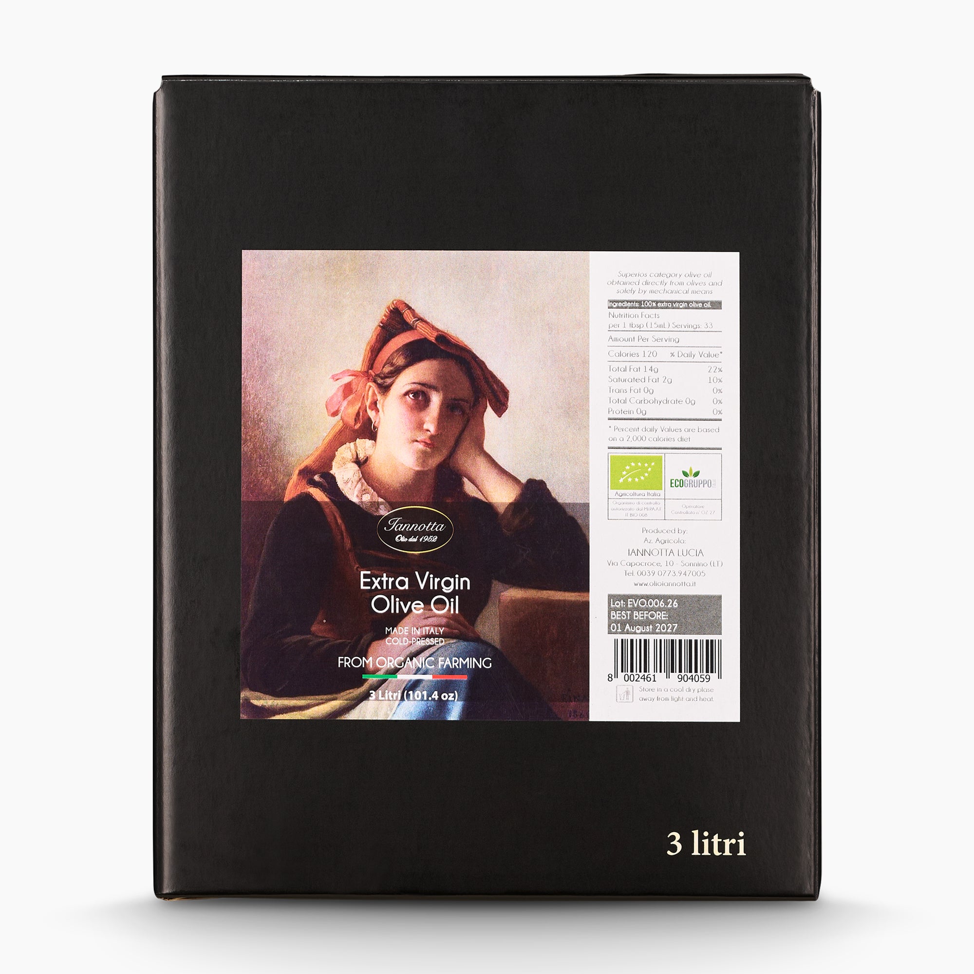 Iannotta Organic 3L Bag-in-Box