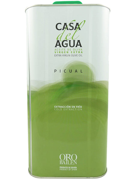 Casa del Agua Picual Tin Extra Virgin Olive Oil 169 fl oz (5 l